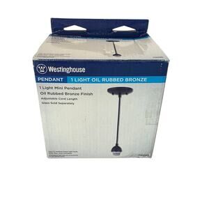Westinghouse 1-Light Oil-Rubbed Bronze Adjustable Mini Pendant 70285